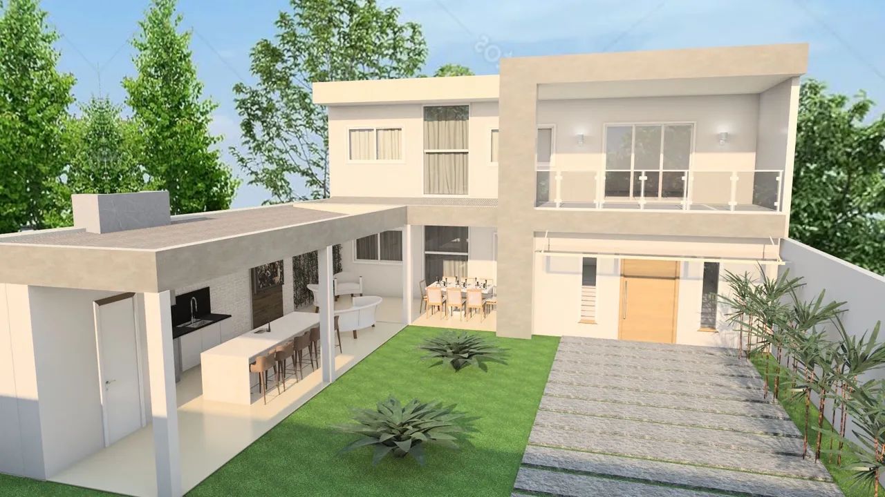 Vendo casa em construção com terreno frontal ! 