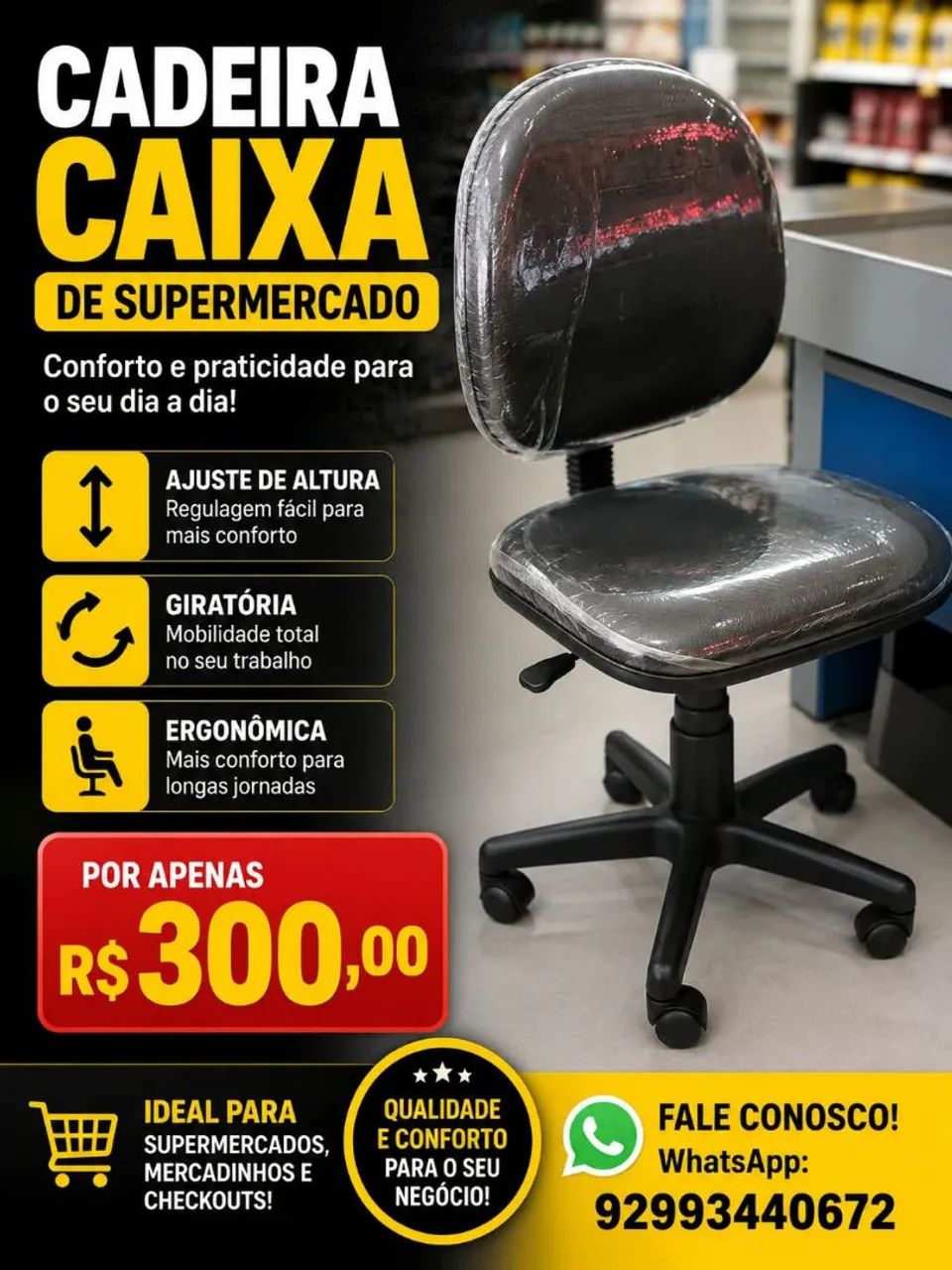 Cadeira caixa 