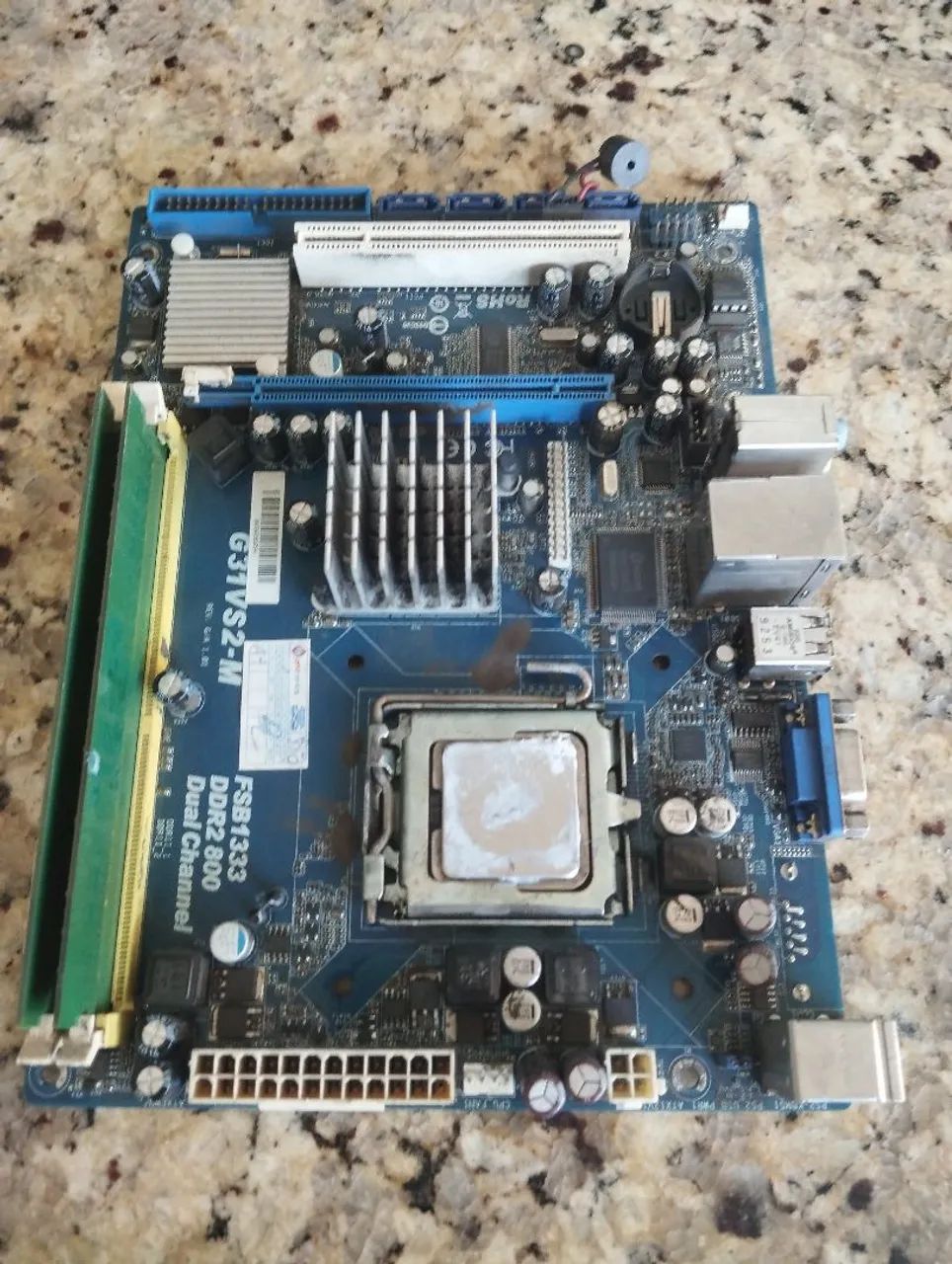 Placa DDR2 com processador funcionando 