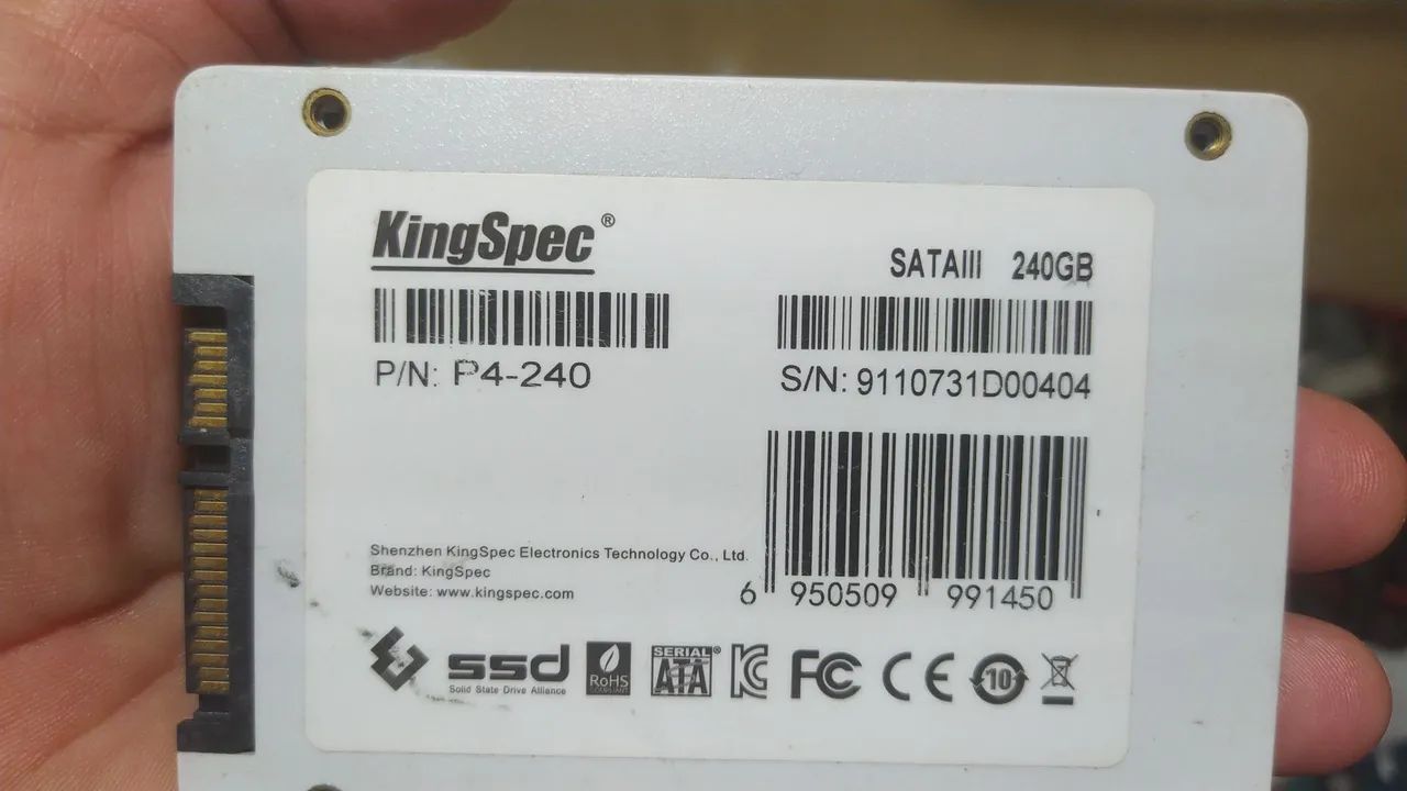 SSD KingSpec de 240gb - Foto 2