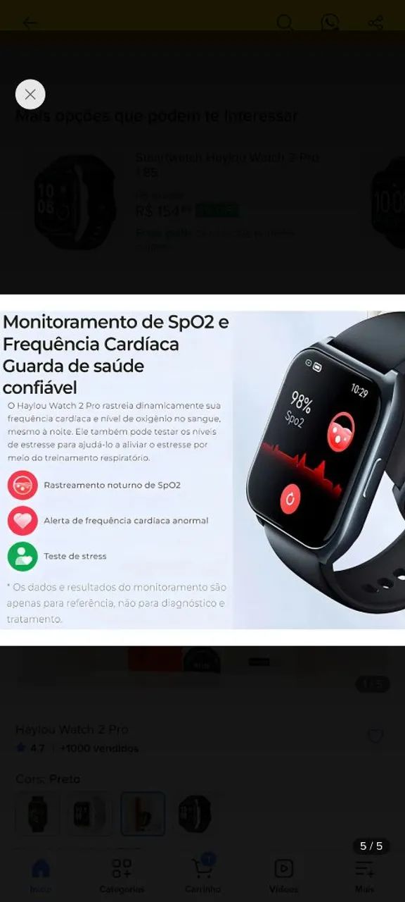 Relógio haylou Watch pro 2 - Foto 5