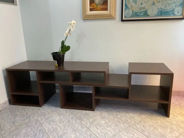Rack MDF Etna expansível de 2m a 2,9m