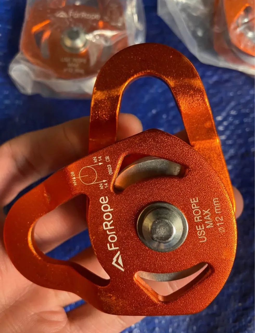 Polia Simples Oscilante Alum Compact 28kn Ce En - For Rope - Foto 2