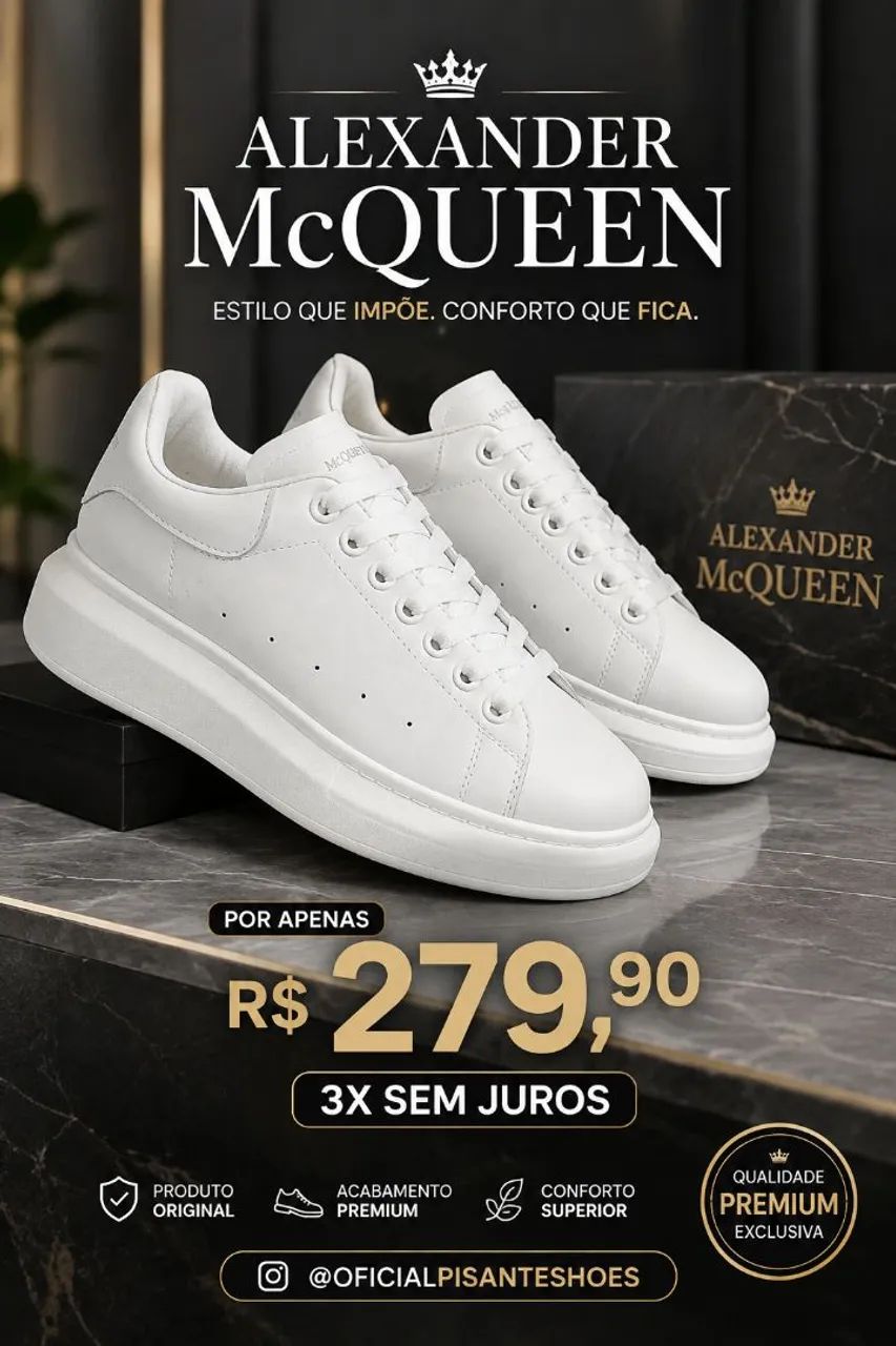Sapatênis Alexander McQueen  - Foto 3