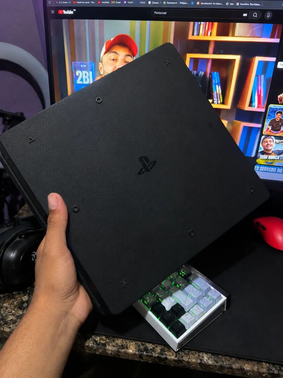 ps4 com FONTE QUEIMADA - Foto 2