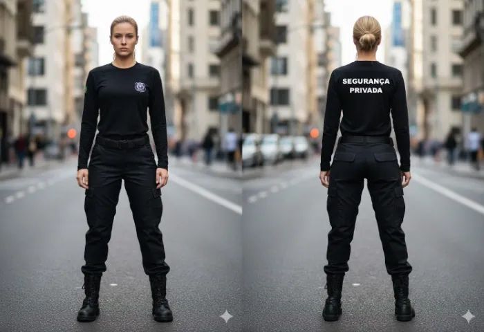 Camiseta Segurança Privada Longa - Foto 2