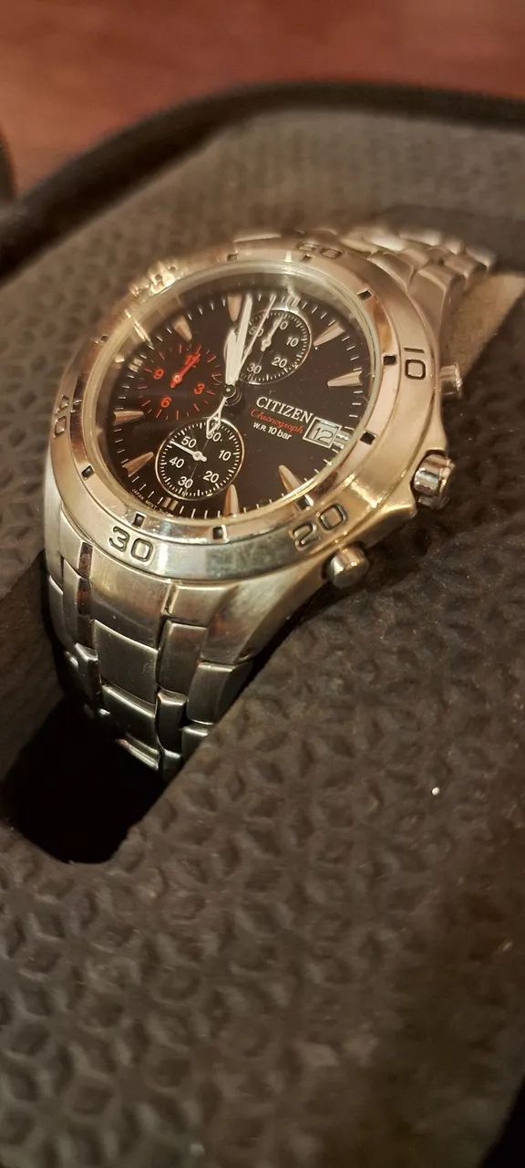 Relógio citizen cronograph sem uso - Foto 3