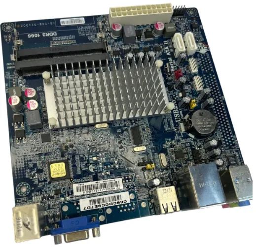 Placa Mãe ECS com Processador Integrado  Intel Atom D2500 dual-core **FUNCIONANDO 100%**