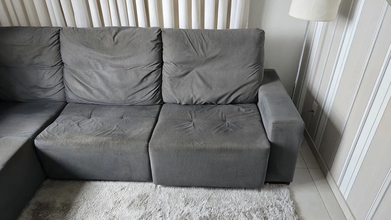 Sofá grande com chaise - Foto 2