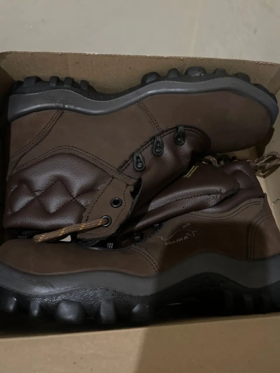 Bota Nobuck Safetline Miura Botina Bico Composite Original