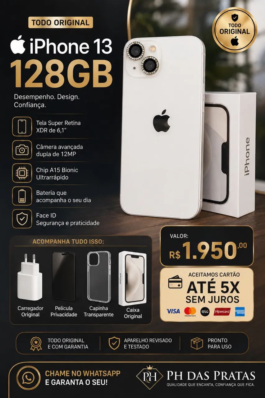 iPhone 13 todo original 