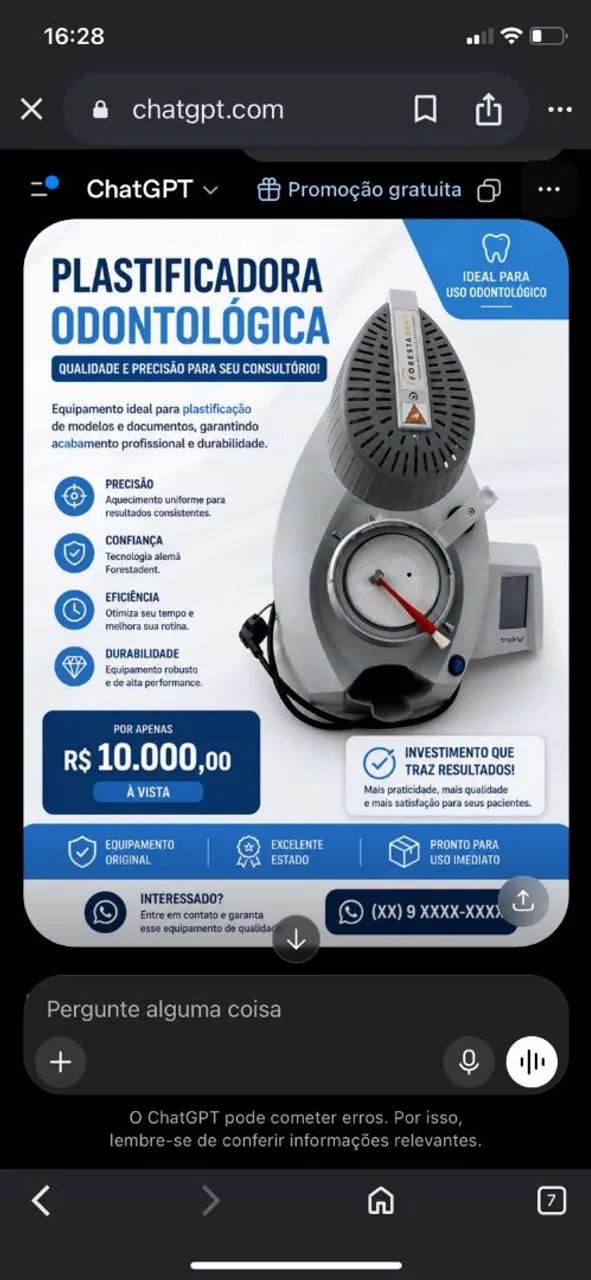 Plastificadora fermodormadora Odontológica USADA  - Foto 3