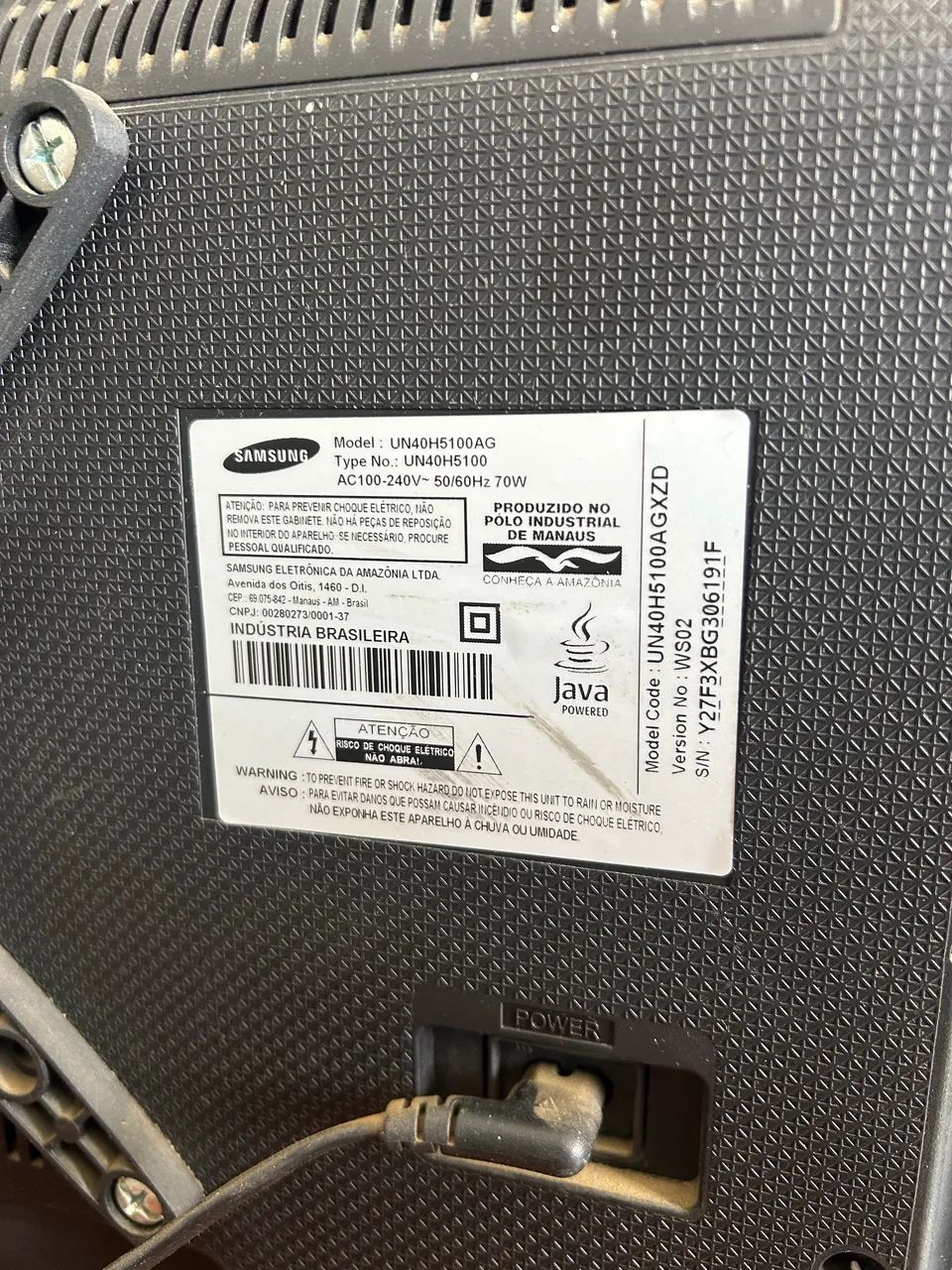 TV Samsung 40 Polegadas LED Full HD - UN40H5100AG - Foto 4