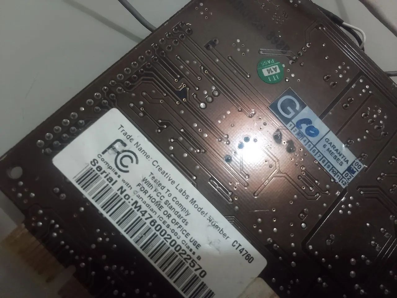 Placa de som Creative Som Blaster estéreo (Raridade!) - Foto 2