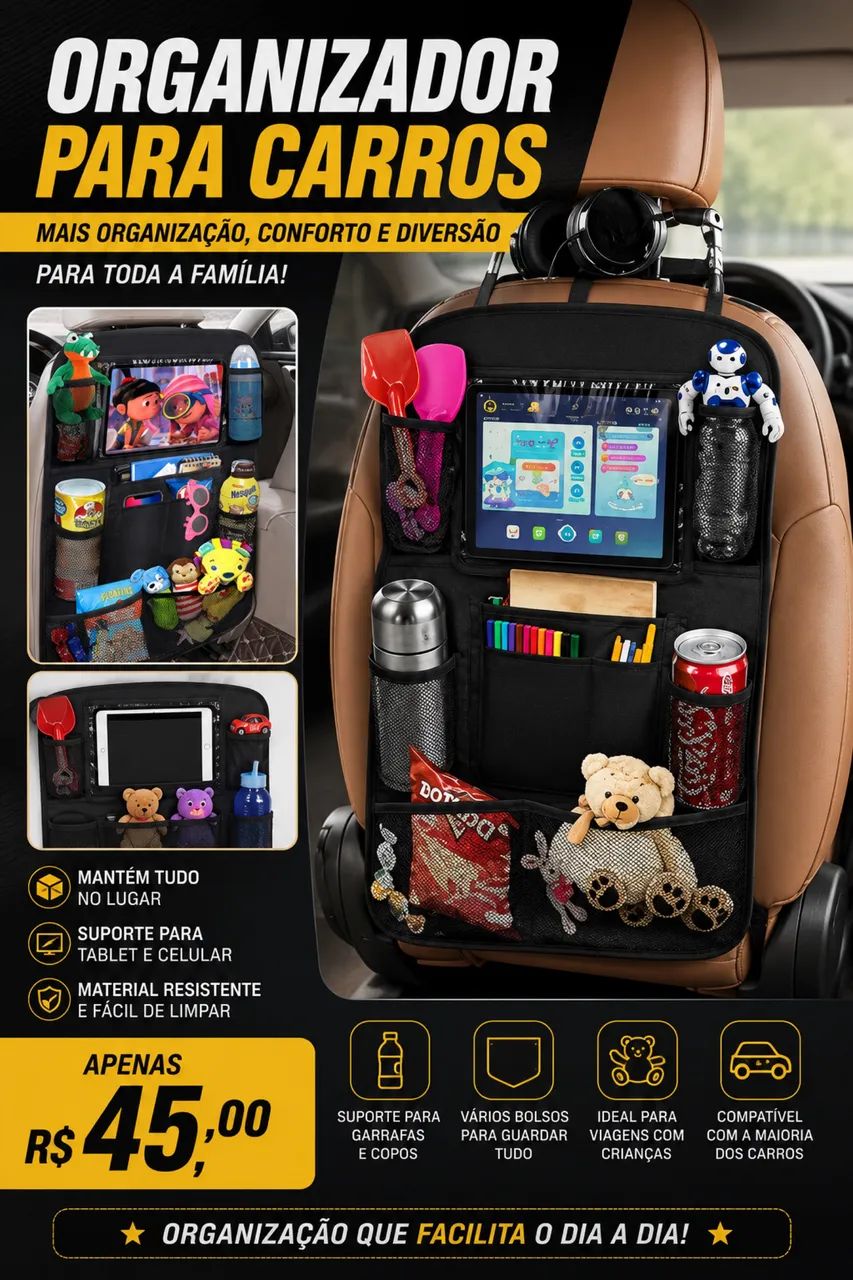 Organizador para carros
