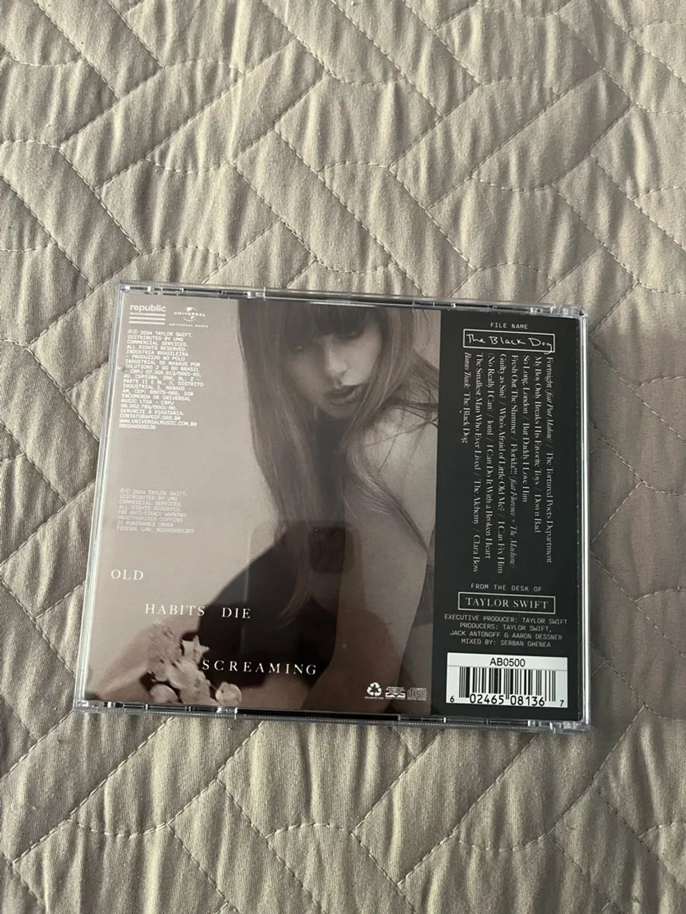 CD Taylor Swift - TTPD The Black Dog  - Foto 3