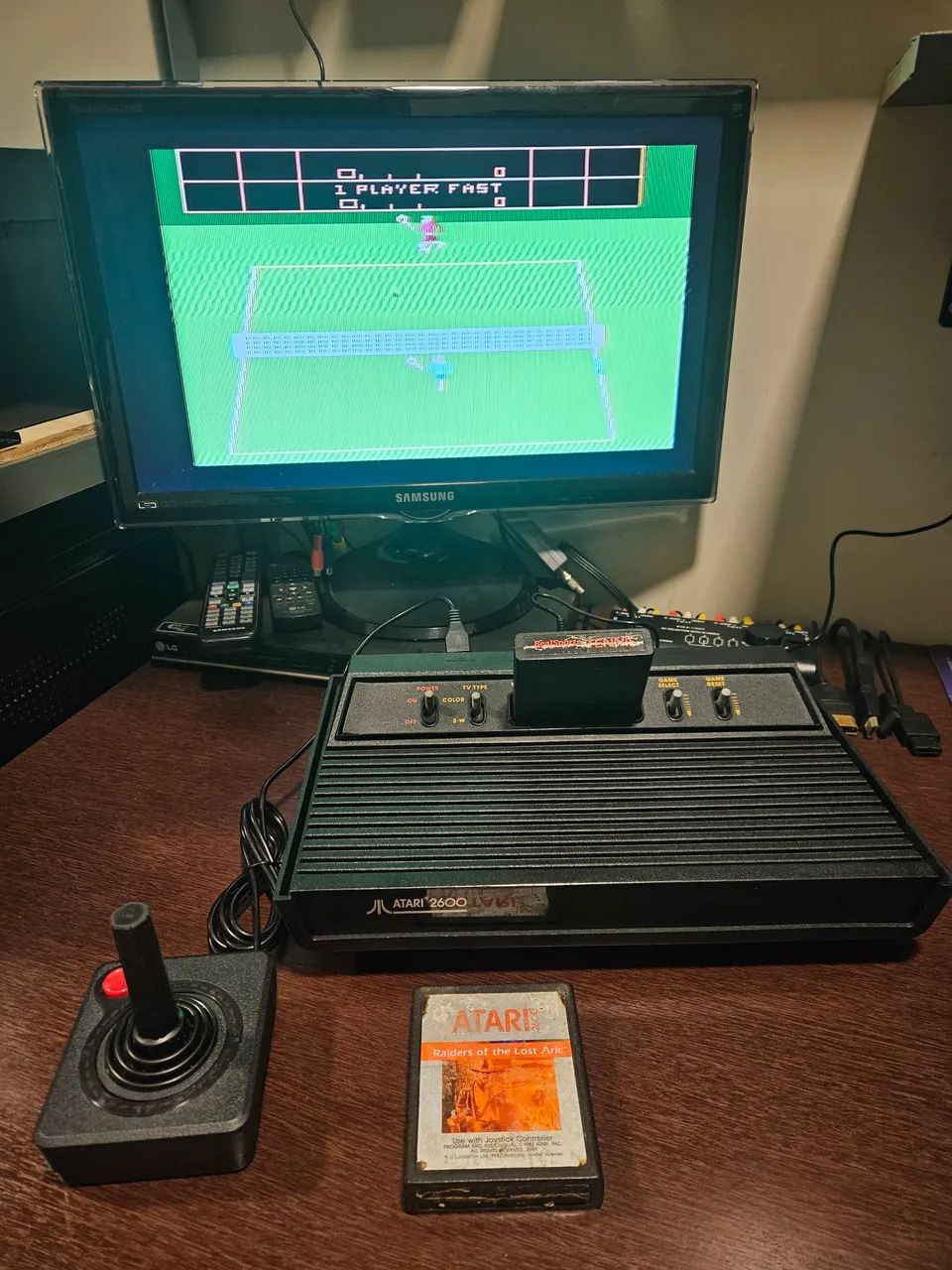 Atari 2600 Mod AV com jogos - Foto 3