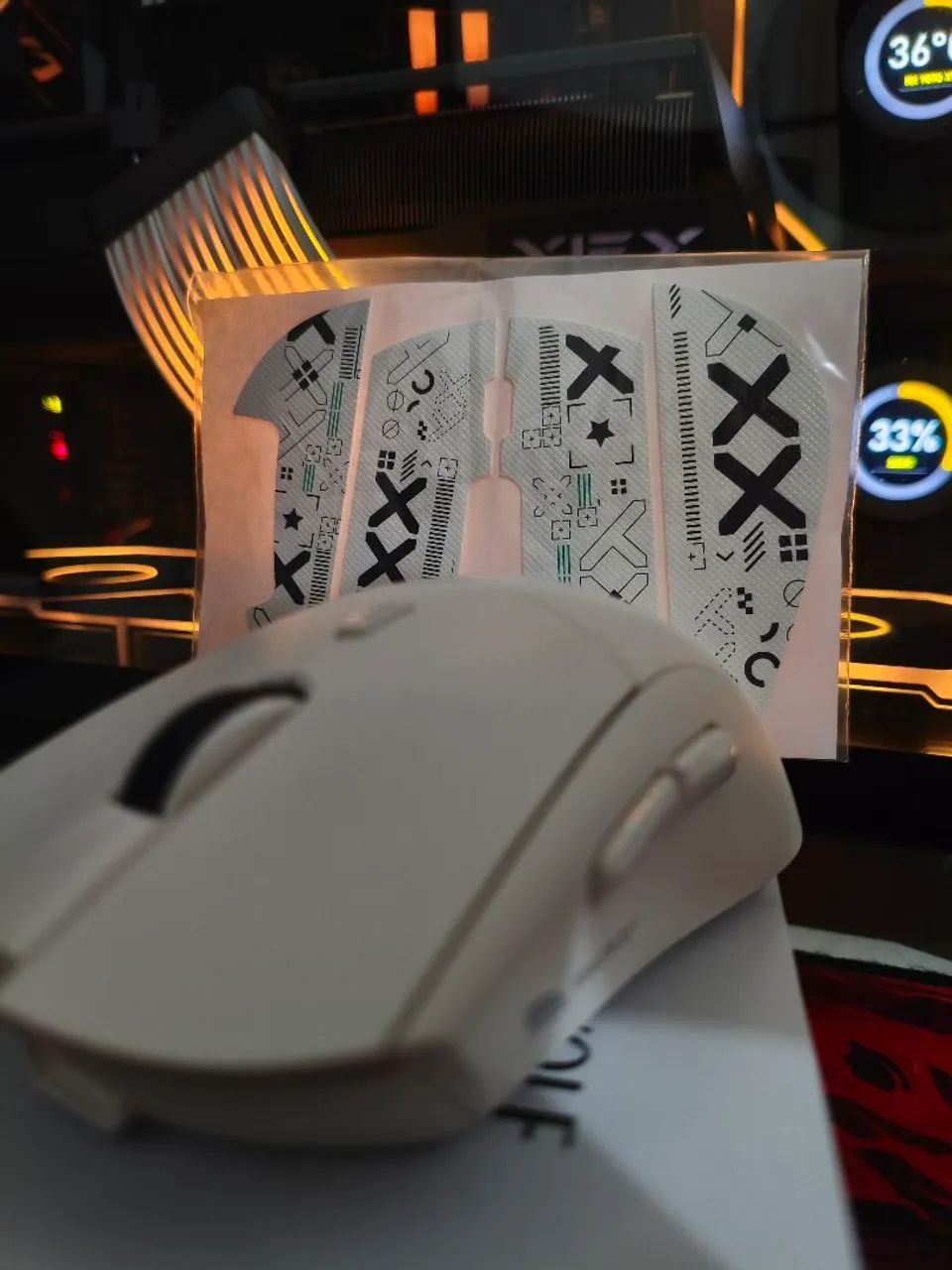Mouse gamer Smailwolf RS7 Branco - Foto 4