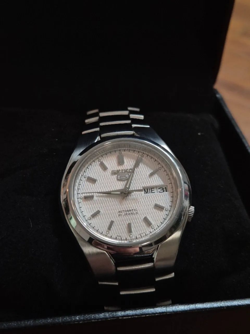 Relógio Seiko 5 automático SNK601 prata - impecável - Foto 3