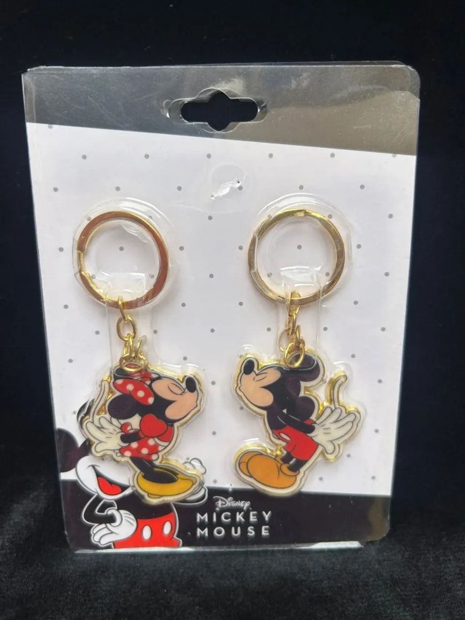 chaveiros mickey minnie beijando - disney - Foto 2