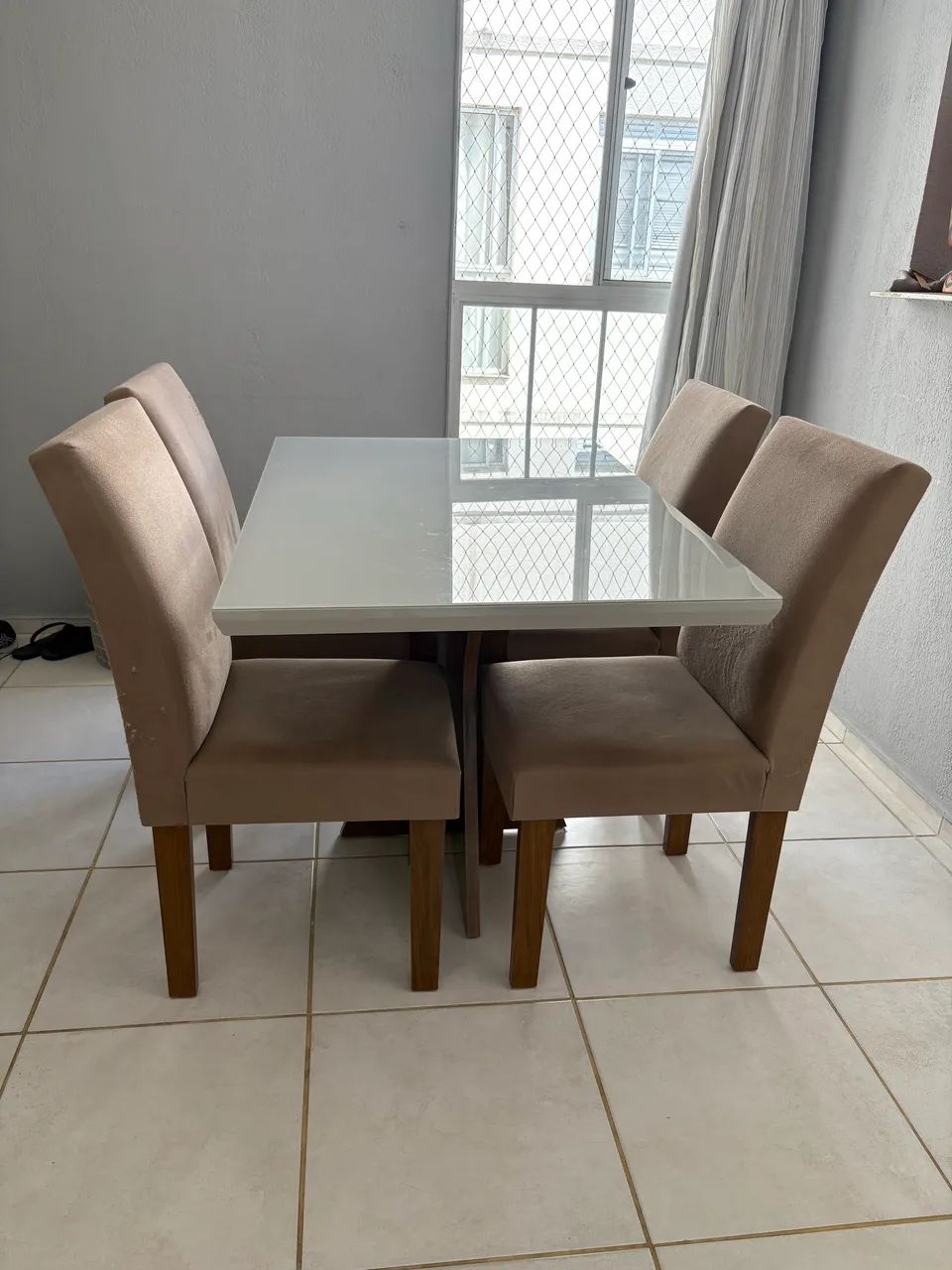 Mesa retangular 4 lugares
