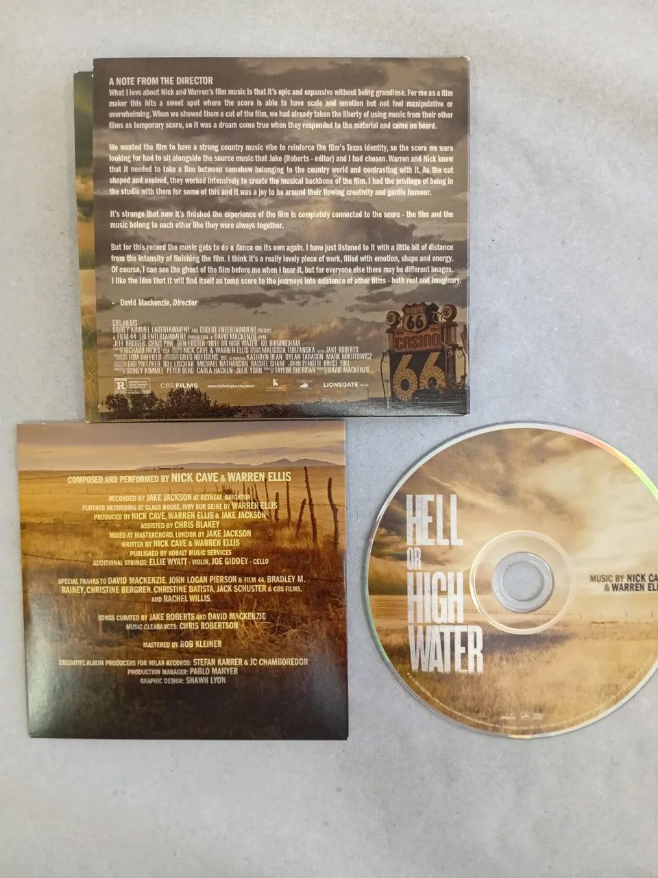 Cd trilha sonora Hell ou high water ( Nick cave) - Foto 3