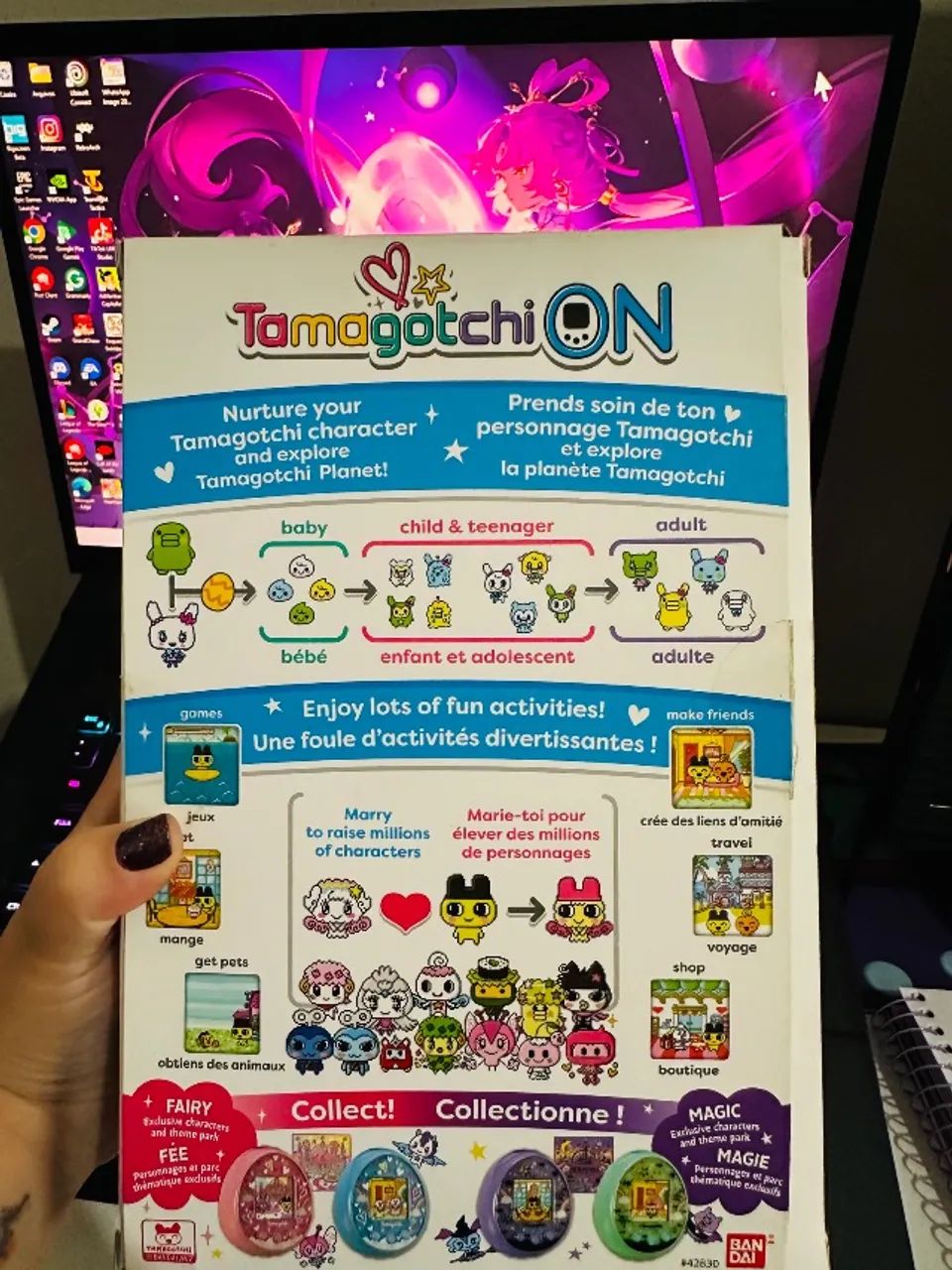 Tamagotchi on blue  - Foto 2