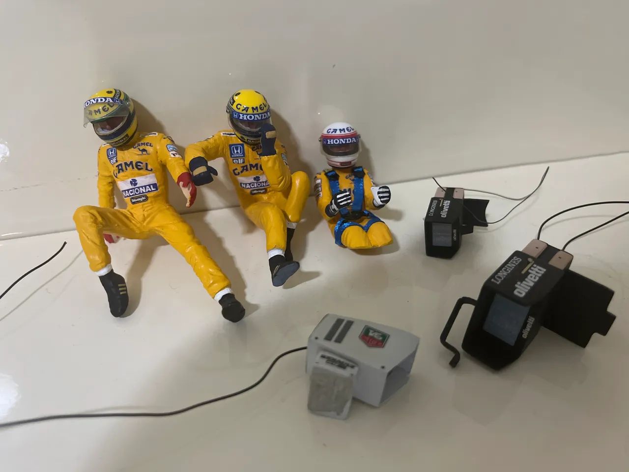 Ayrton Senna Coleção Boxes F1 Miniaturas  - Foto 2