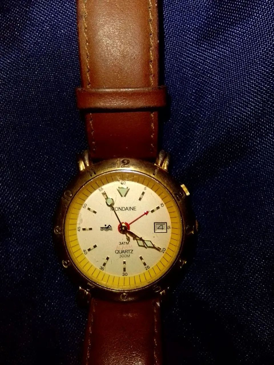 RELÓGIO MONDAINE ORIGINAL - QUARTZ(BATERIA) 1990-2000 - Foto 2