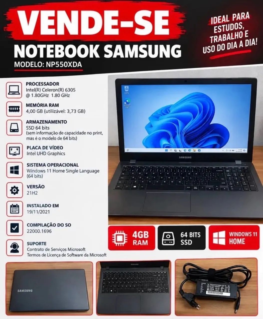 Notebook Samsung  - Foto 2