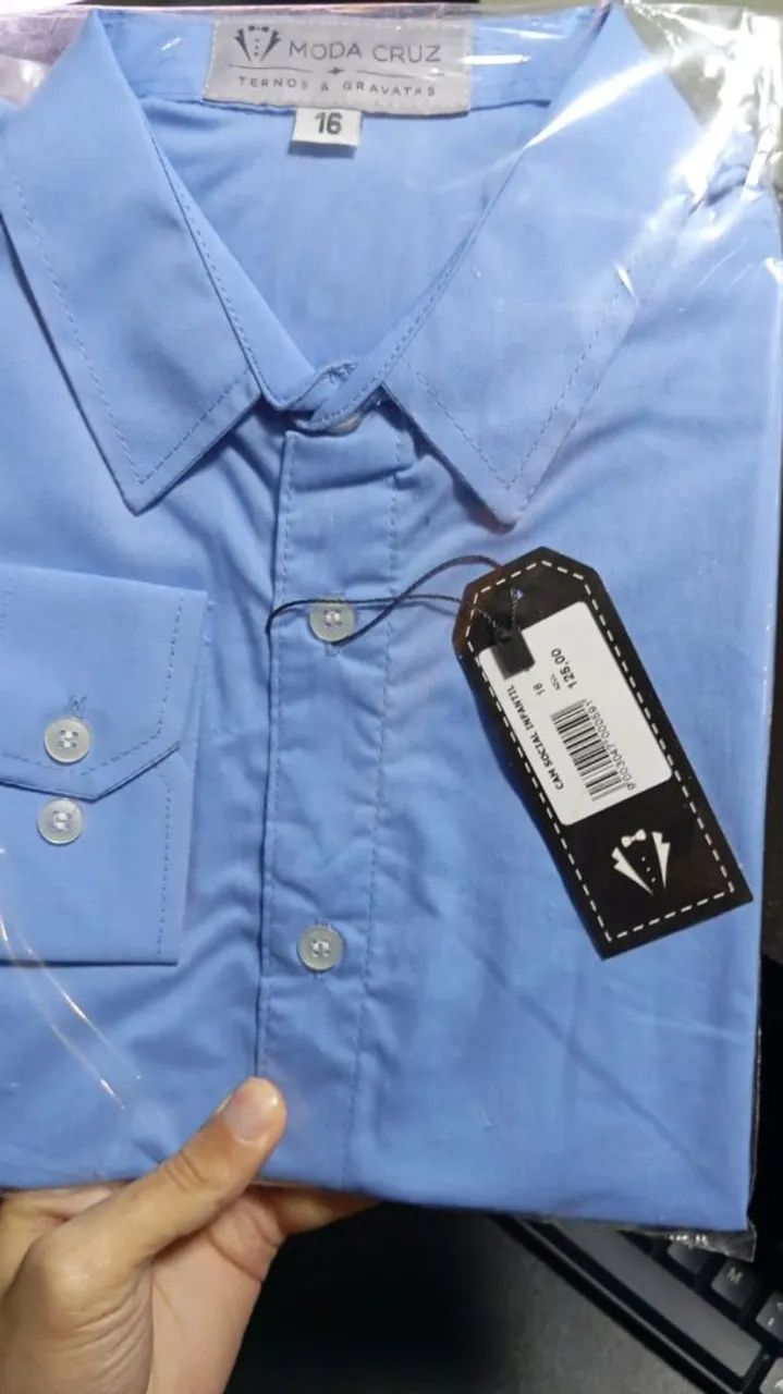 PROMOÇÃO CAMISA SOCIAL WORK ALGODÃO  - Foto 3