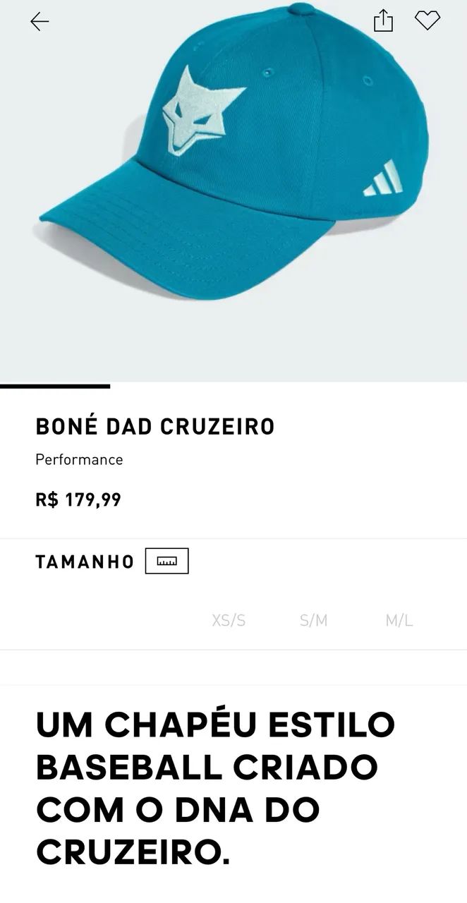 BONÉ DAD - TIME DE FUTEBOL DO CRUZEIRO - Foto 3
