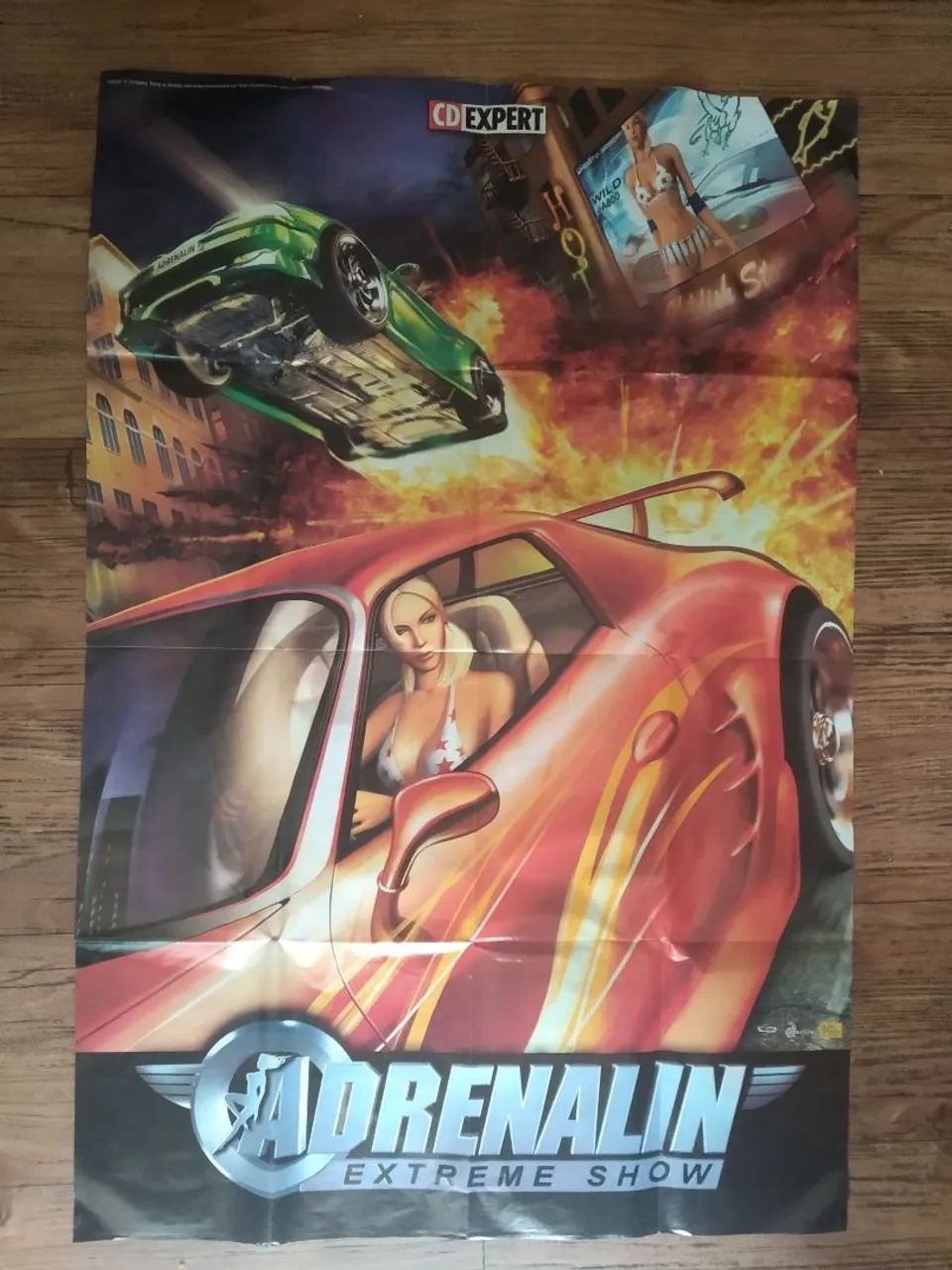 Jogo original para PC Adrenalin: Extreme Show com encarte/poster
