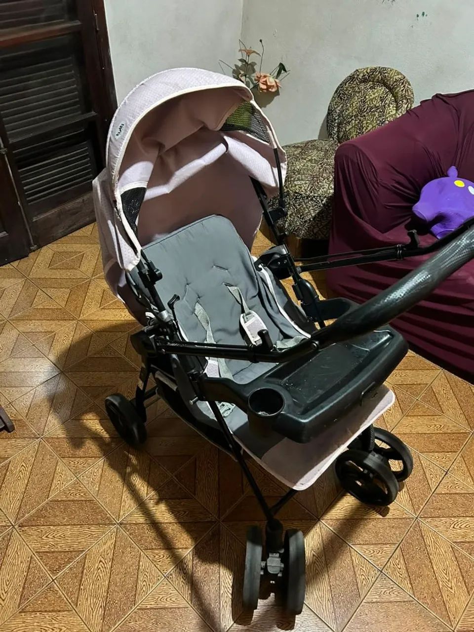 Carrinho de bebe menina  - Foto 5