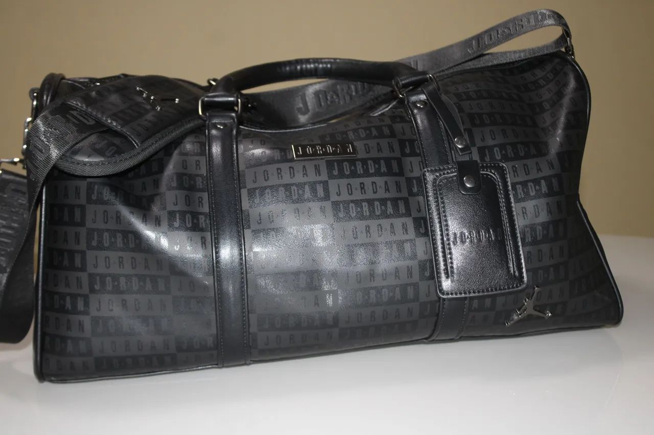 Air Jordan Duffel Bag Monogram Black Bolsa Mala 