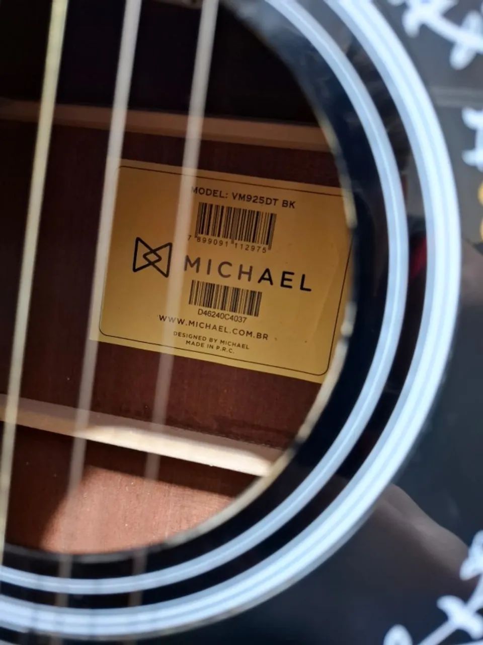 Violão Michael VM925DT BK - Foto 3