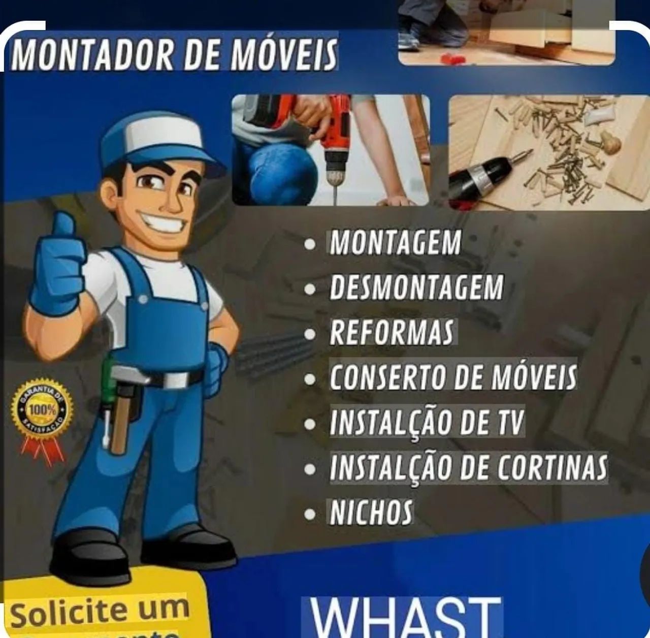 MONTADOR DE MOVEIS PROFISSIONAL 