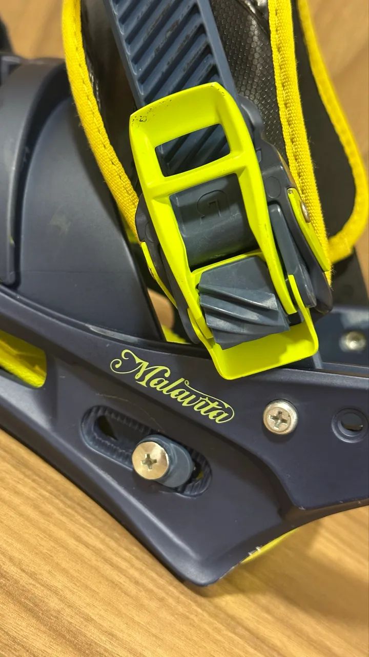 fixação de snowboard Burton Malavita ORIGINAL - Foto 3