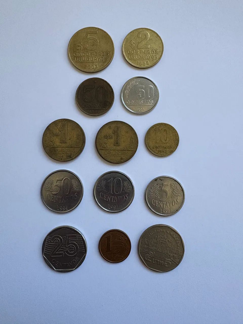 Lote de moedas antigas