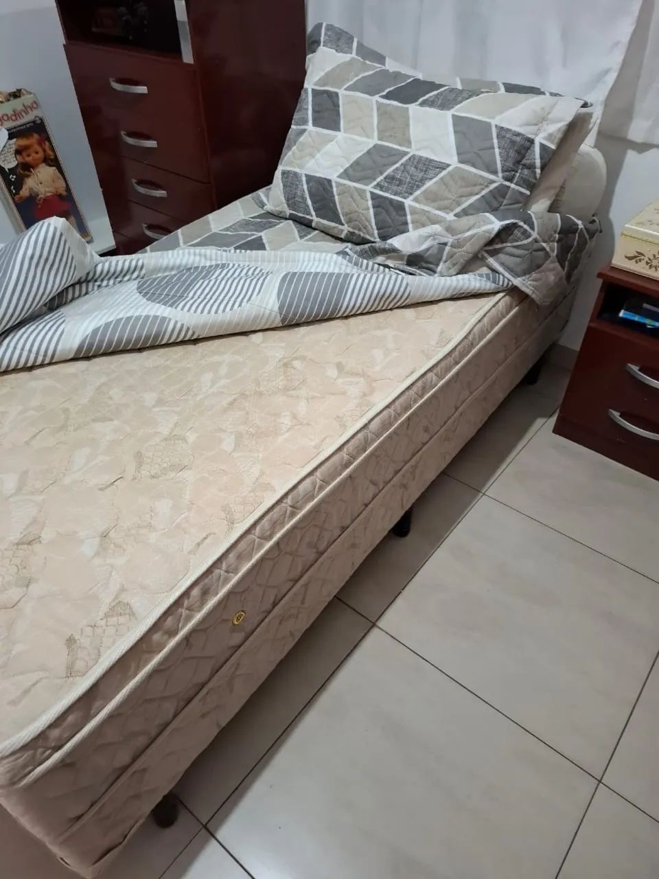 Cama + colchão de solteiro  - Foto 5