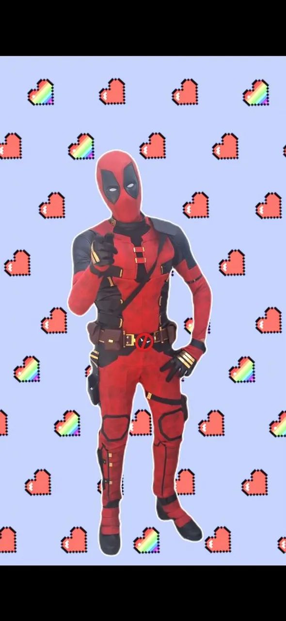 Traje Deadpool completo com acessórios  - Foto 2