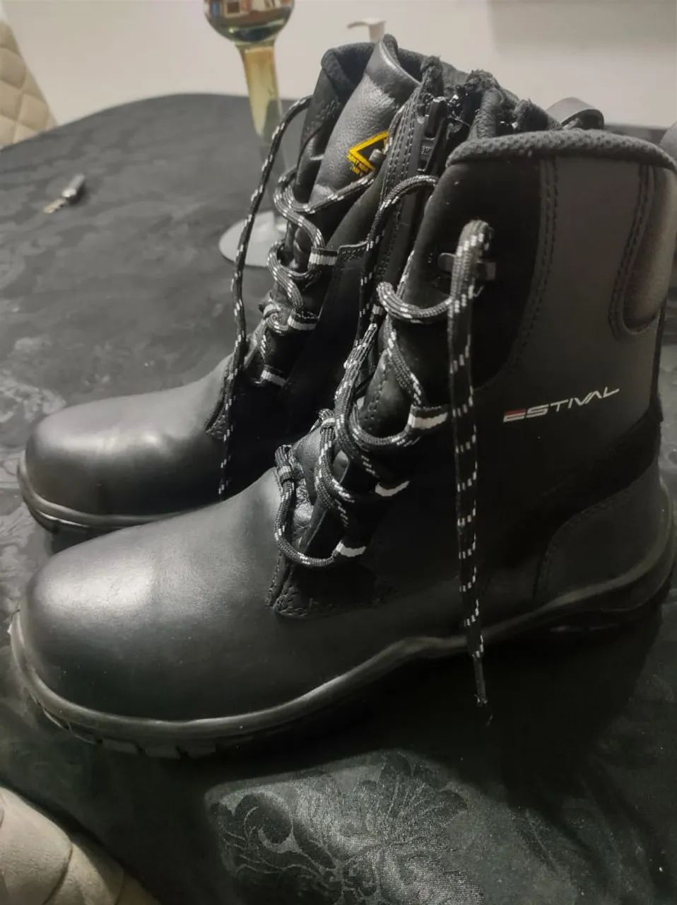 Bota coturno de segurança EPI nunca usada - Foto 4