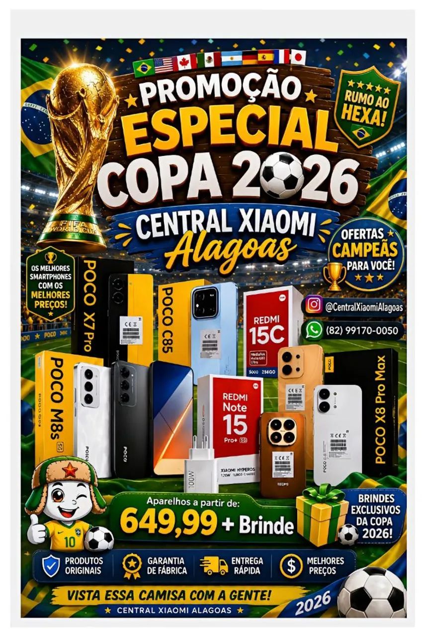 Xiaomi Poco X7 Pro 5G, Poco M8s 5G, Poco X8 Pro 5G e Diversos Modelos 