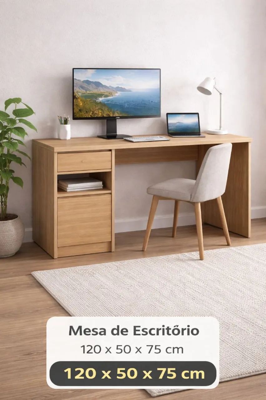 Mesa de escritório em MDF " planejada"