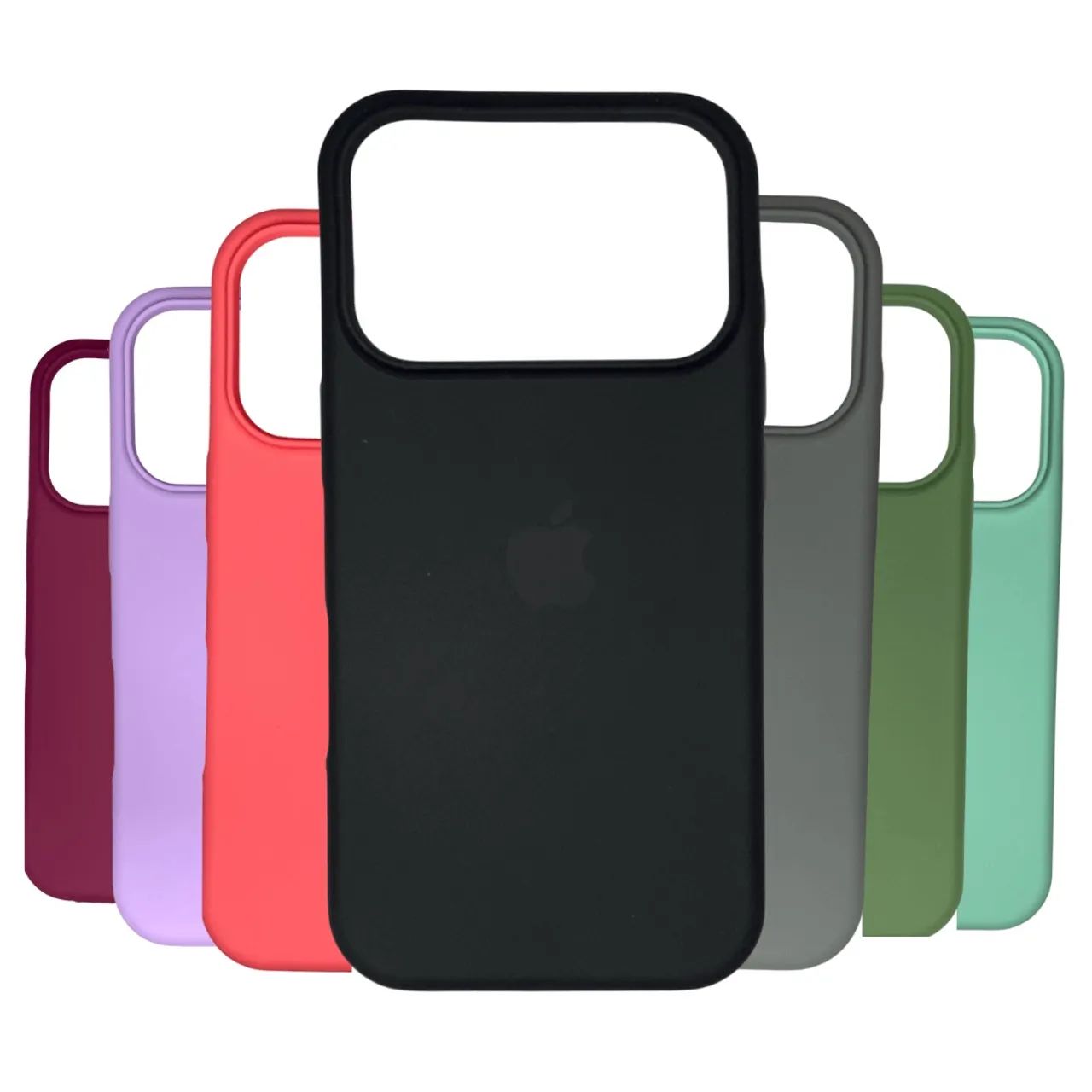 Estoque Capinhas IPhone do 14 ao 17 Pro Max Silicone Premium Películas