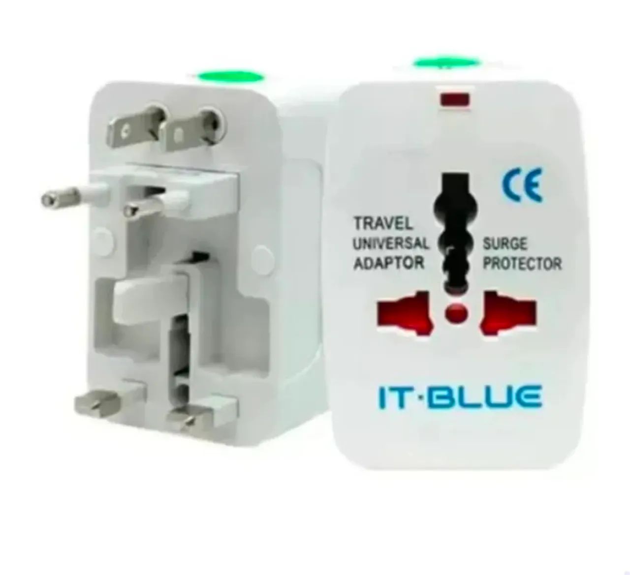 Adaptador de tomada para viagem universal it BLUE T