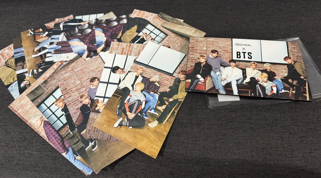 KIT COMPLETO ORIGINAL postcards mediheal x BTS - Foto 4