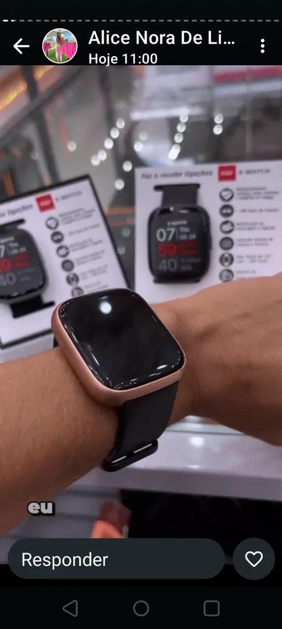 Relógio smartwatch 