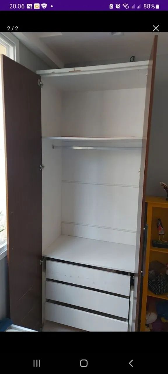 Guarda roupa, 2 portas  - Foto 2