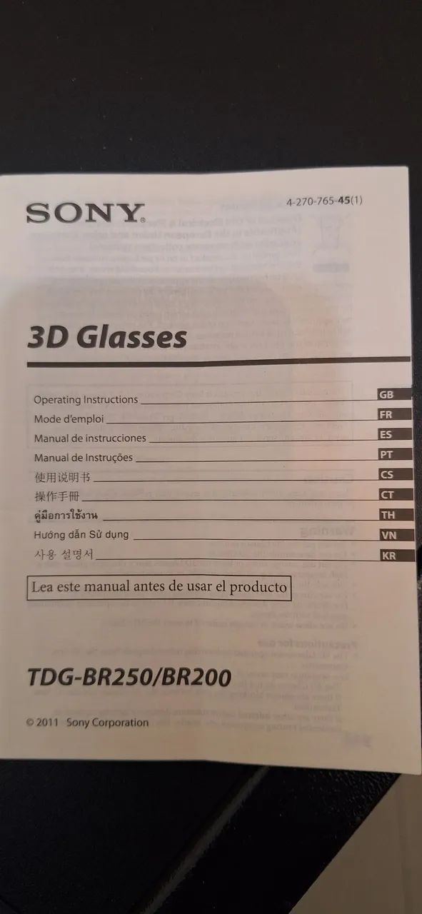 Óculos 3D Sony glasses - Foto 3